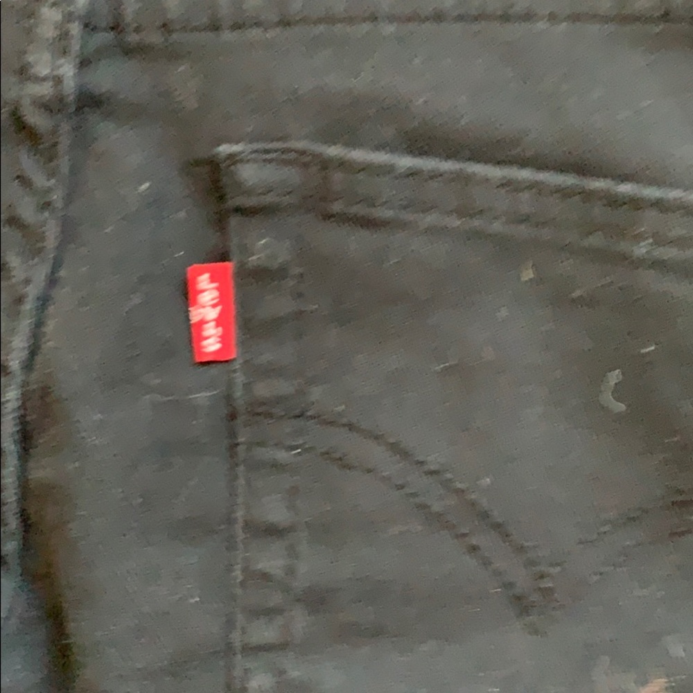 Vintage Black Levi Jeans - Picture 6 of 7